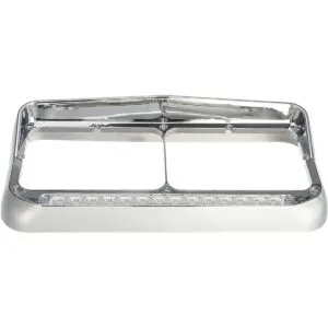 Partsam 2 biseles para faros delanteros cromados con_2