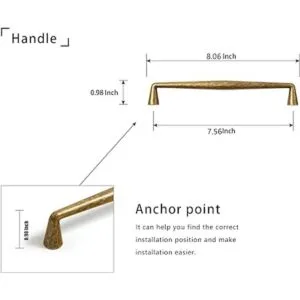 GooKi Manijas de gabinete de aleación de zinc de latón_3
