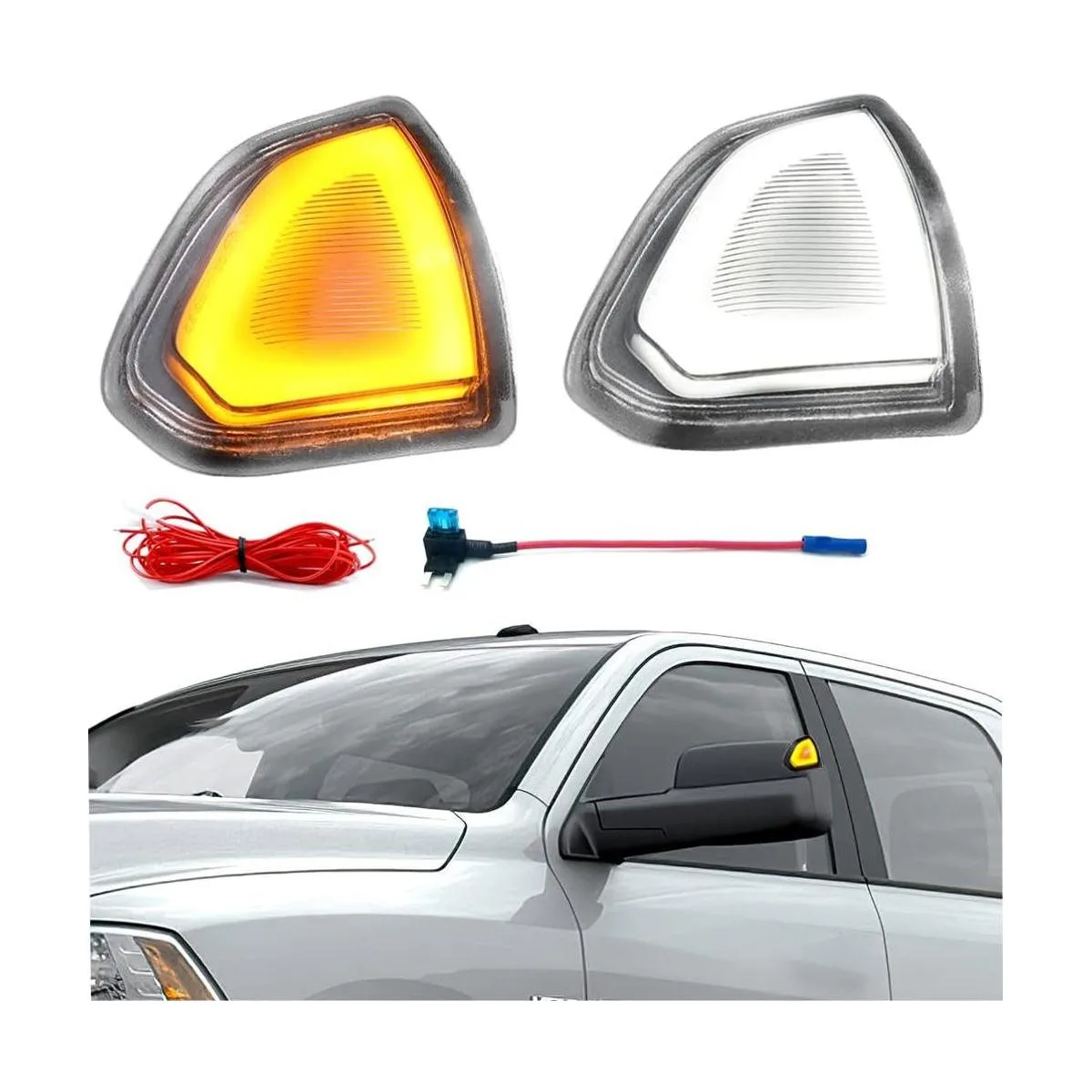 Jinfili Switchback Luz de señal de giro LED Ram y luz de_1