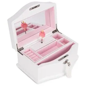 Cottage Garden Ballerina Joyero musical de madera de 9_1