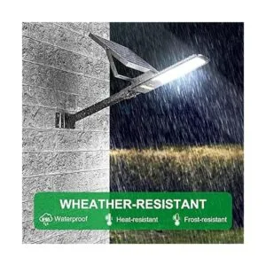 ENGREPO Solar Street Lights Outdoor 84 LEDs Security Solar_5