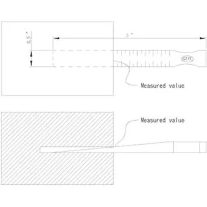 GLTL Medidor de espacio cónico de unidad en pulgadas_5