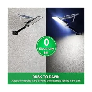 ENGREPO Solar Street Lights Outdoor 84 LEDs Security Solar_3