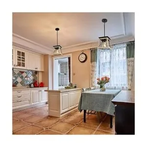 XIPUDA Iluminación de isla de cocina lámpara rústica de_2