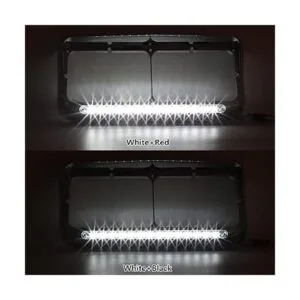 Partsam 2 biseles para faros delanteros cromados con_3