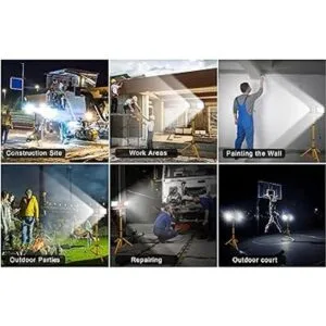 ORHOMELIFE Luces de trabajo de 10000 lúmenes con soporte_7