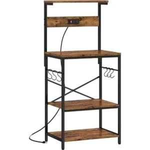 SUPERJARE Estante para hornear de cocina con toma de_1