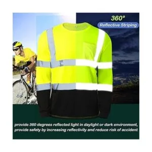 Zhanmai Paquete de 6 camisas de alta visibilidad clase 3_2