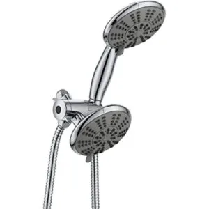 Ana Bath Cabezal de ducha doble grande de 3 vías_1