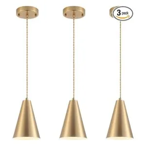 Paquete de 3 luces colgantes doradas_1
