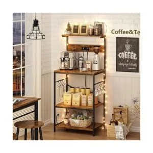 SUPERJARE Estante para hornear de cocina con toma de_6