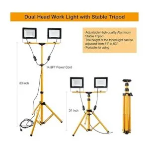 ORHOMELIFE Luces de trabajo de 10000 lúmenes con soporte_6