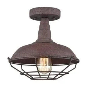 DAYCENT Luces de techo rústicas semiempotradas jaula de_1