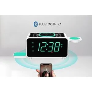 Emerson Radio Smartset Reloj despertador con radio FM con_3