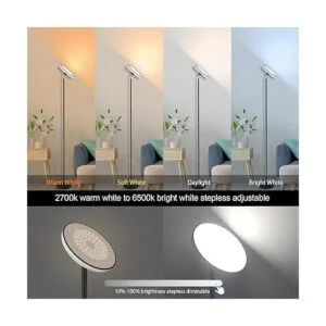 Lámpara de pie 42 W y 3000 lúmenes modernas lámparas LED_4