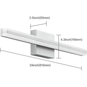 SOLFART Luz LED regulable para tocador de baño sobre_4