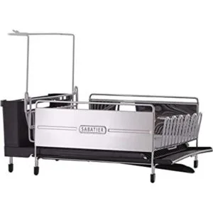 Sabatier Estante expandible de acero inoxidable con cables_1