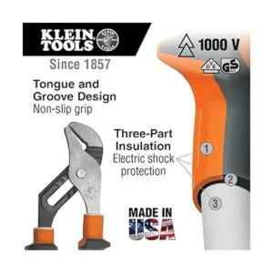Klein Tools 50210EINS Alicates aislados para electricista_2