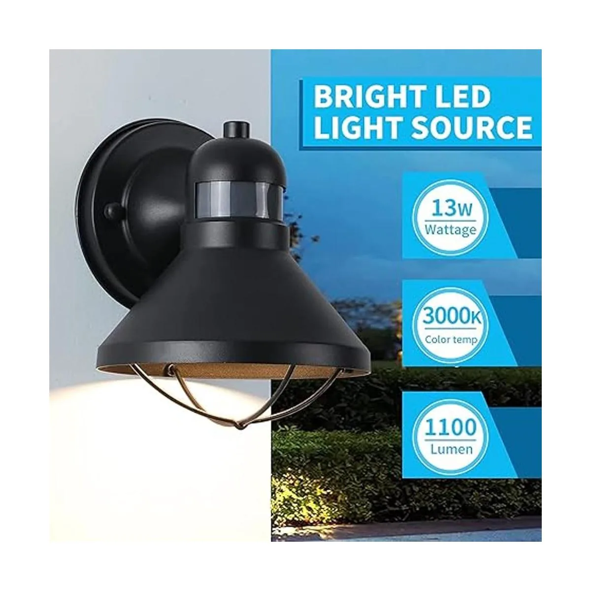 Paquete de 2 luces LED de pared con sensor de movimiento_5