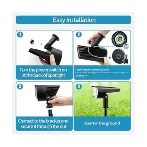 JIOR Luces solares para exteriores luces solares para_6