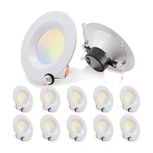 Energetic Paquete de 12 luces empotradas LED de 56_1