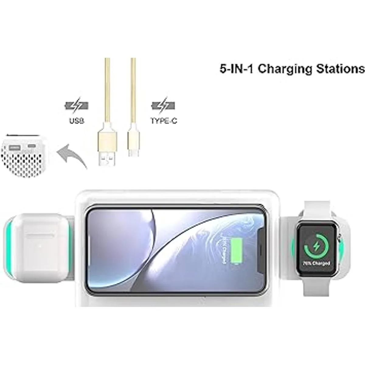 Emerson Radio Smartset Reloj despertador con radio FM con_6