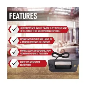 Bisel de repuesto para manija trasera con cámara Silverado_2