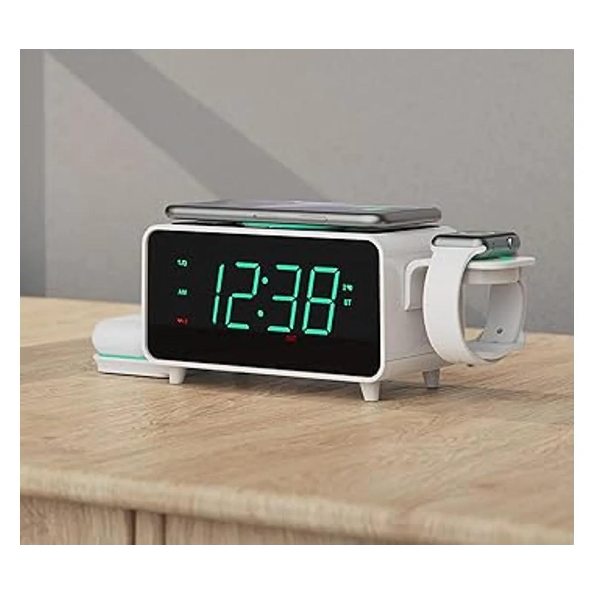 Emerson Radio Smartset Reloj despertador con radio FM con_2