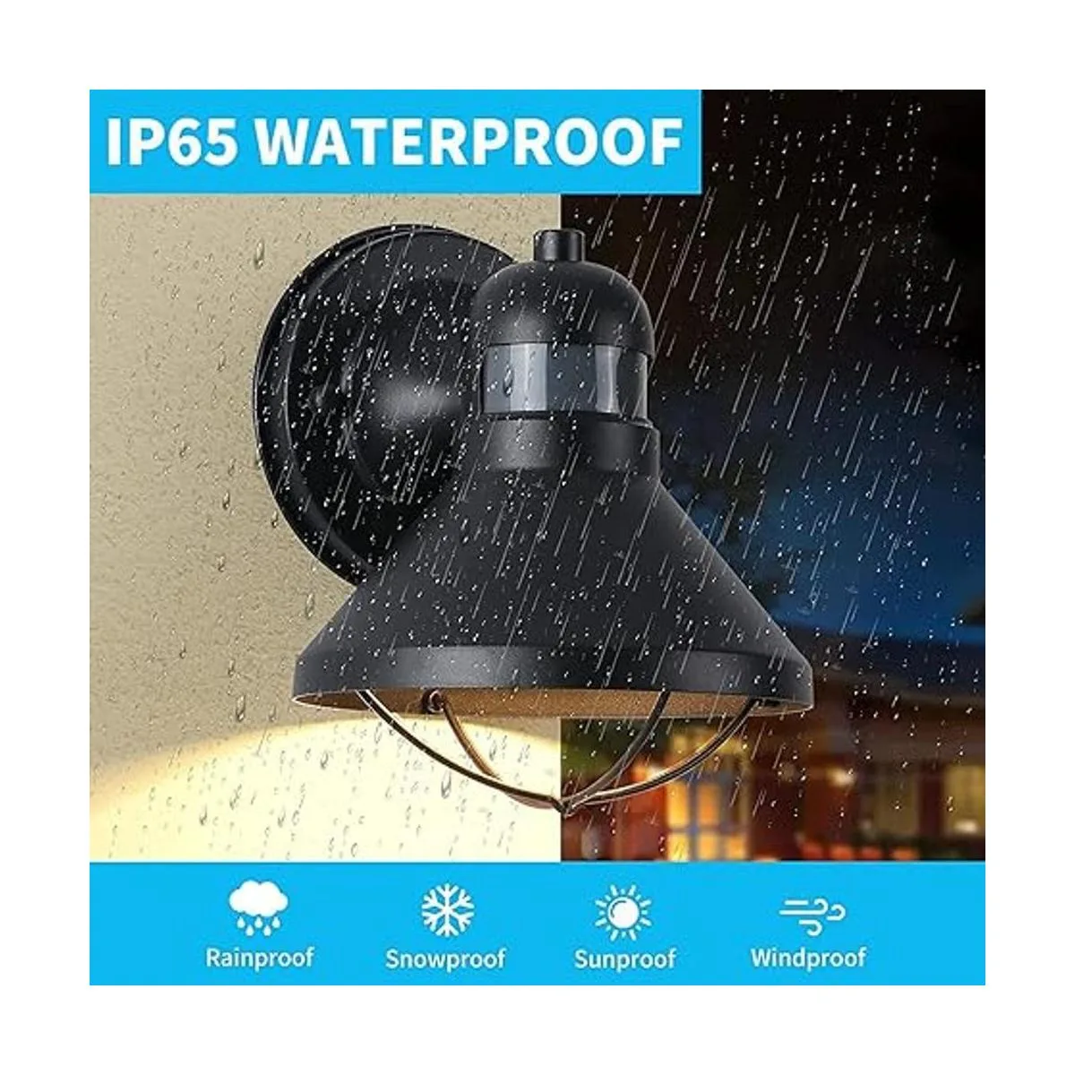 Paquete de 2 luces LED de pared con sensor de movimiento_4