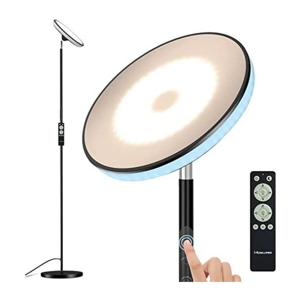 Lámpara de pie 42 W y 3000 lúmenes modernas lámparas LED_1