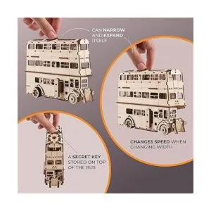 UGEARS Harry Potter Knight Bus Rompecabezas de madera 3D_2
