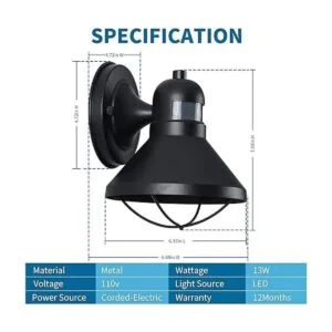 Paquete de 2 luces LED de pared con sensor de movimiento_6