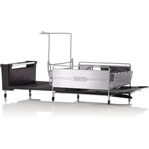 Sabatier Estante expandible de acero inoxidable con cables_2