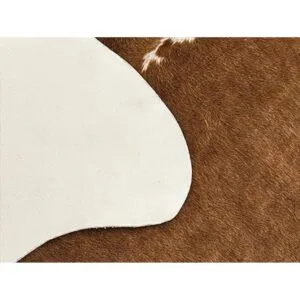 Homore Alfombra de piel de vaca bonita alfombra con_3