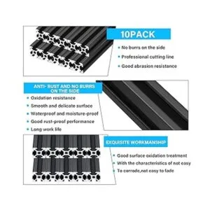 10 piezas de 39.370 in 2020 extrusión de aluminio estándar_5