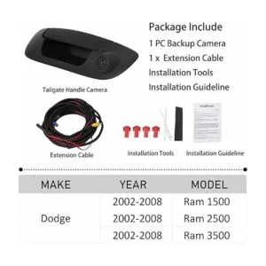 Cámara de respaldo Anina con mango trasero de repuesto_7