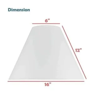 Aspen Creative 33194 pantalla de araña roja plisada de_6