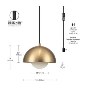 Globe Electric 65696 Amelia Iluminación colgante_4