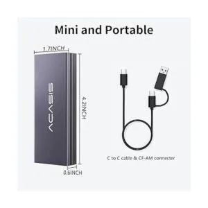 ACASIS Carcasa SSD USB C 3.2 para Apple Flash SSD de 12_6