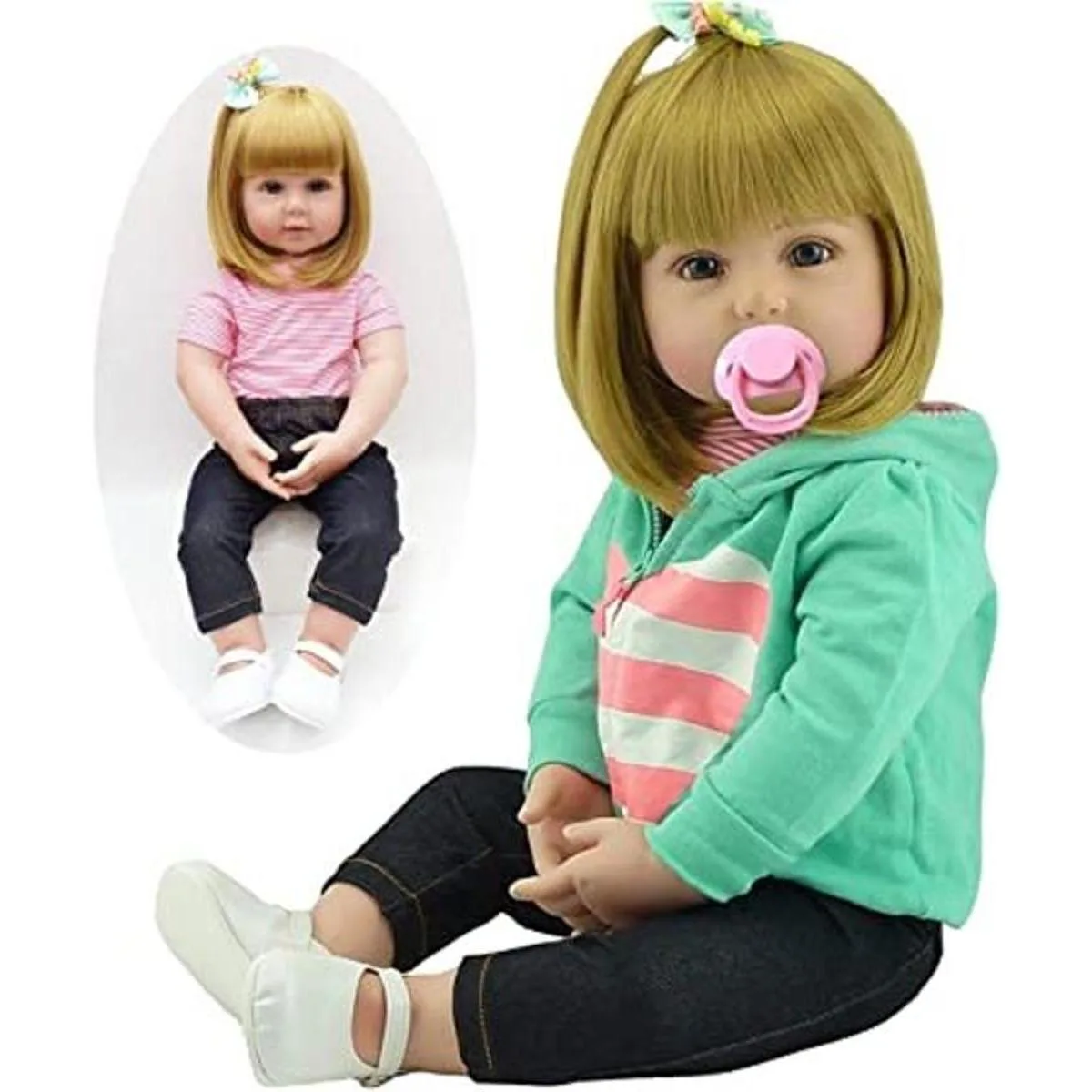 Muñecas realistas Reborn para niños pequeños con aspecto_1