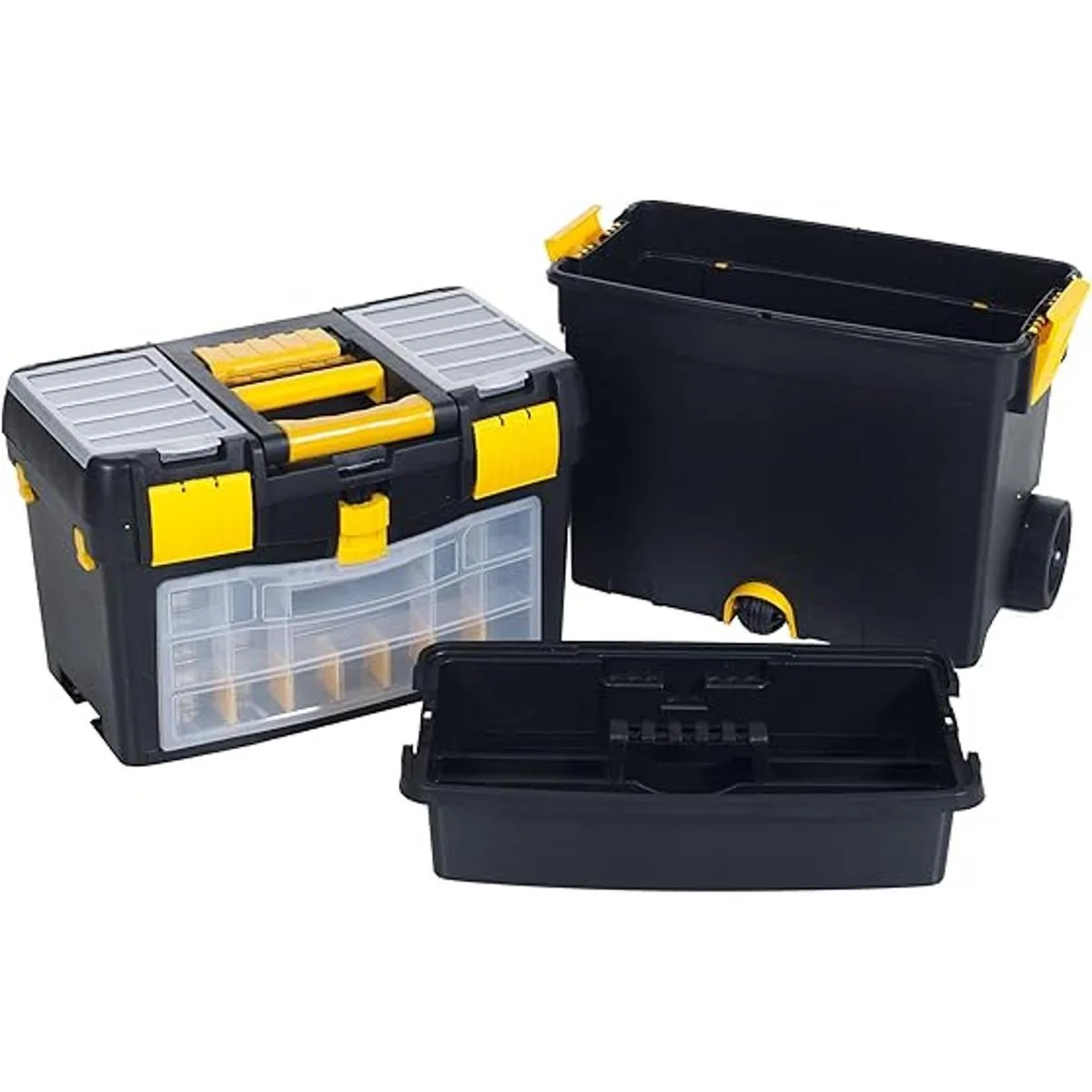 Stalwart Caja de herramientas rodante con ruedas mango_2