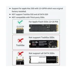 ACASIS Carcasa SSD USB C 3.2 para Apple Flash SSD de 12_4