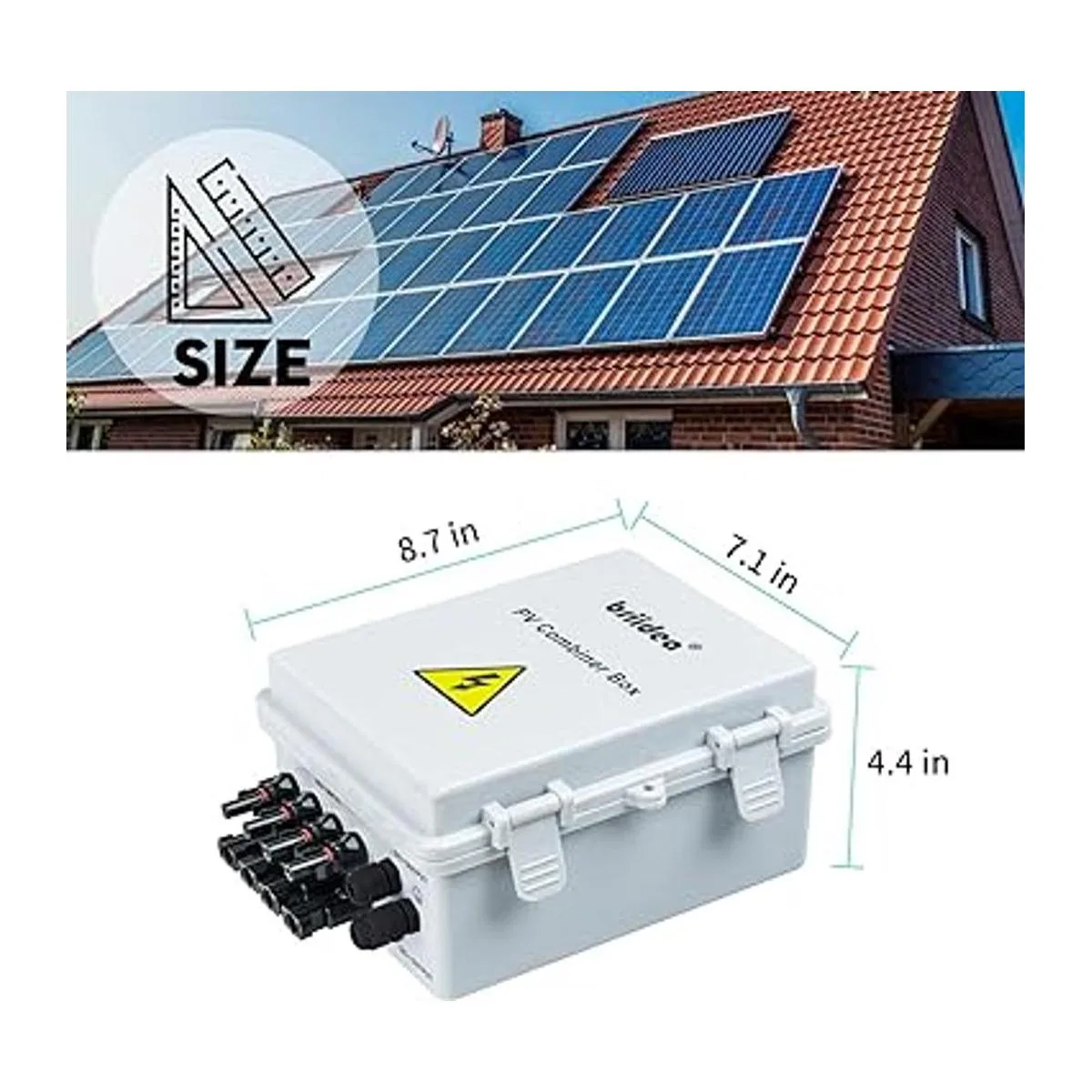 Briidea Caja combinada fotovoltaica 4 cuerdas con_7