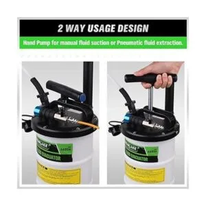 SWANLAKE 6.5 Liter PneumaticManual Fluid Extractor_4
