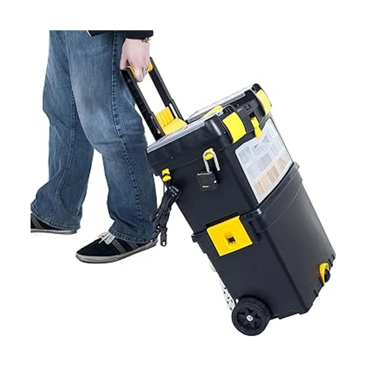 Stalwart Caja de herramientas rodante con ruedas mango_6