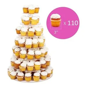 Jusalpha 8 Base de acrílico redonda para fiestas_3