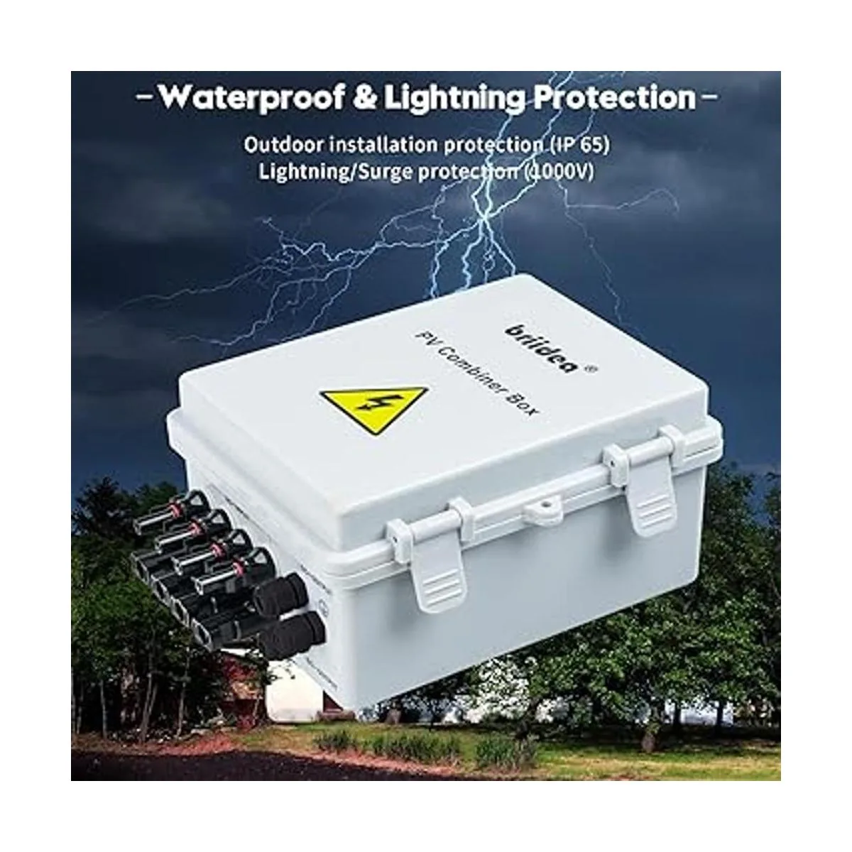 Briidea Caja combinada fotovoltaica 4 cuerdas con_3