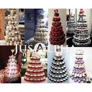 Jusalpha 8 Base de acrílico redonda para fiestas_7