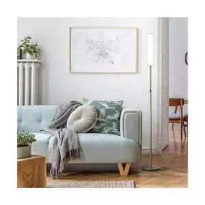 OBright Lámpara de pie LED cilíndrica con control remoto_3