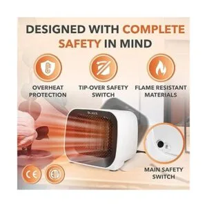 BLAUX Heatcore Calentador portátil de 450 W de bajo_4